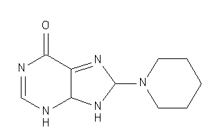8-piperidino-3,4,8,9-tetrahydropurin-6-one