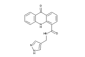 Image of 9-keto-N-(1H-pyrazol-4-ylmethyl)-10H-acridine-4-carboxamide