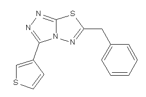 Image of 6-benzyl-3-(3-thienyl)-[1,2,4]triazolo[3,4-b][1,3,4]thiadiazole