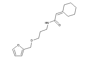 2-cyclohexylidene-N-[3-(2-furfuryloxy)propyl]acetamide