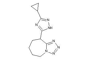 9-(3-cyclopropyl-1H-1,2,4-triazol-5-yl)-6,7,8,9-tetrahydro-5H-tetrazolo[1,5-a]azepine