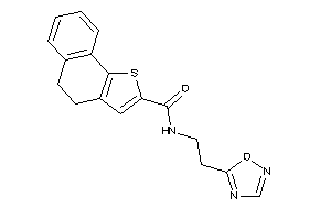 N-[2-(1,2,4-oxadiazol-5-yl)ethyl]-4,5-dihydrobenzo[g]benzothiophene-2-carboxamide