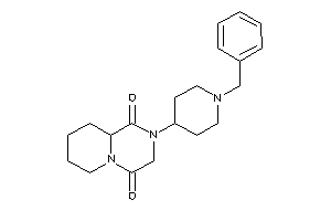 2-(1-benzyl-4-piperidyl)-3,6,7,8,9,9a-hexahydropyrido[1,2-a]pyrazine-1,4-quinone
