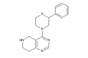 2-phenyl-4-(5,6,7,8-tetrahydropyrido[4,3-d]pyrimidin-4-yl)morpholine