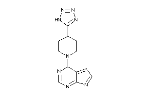 4-[4-(1H-tetrazol-5-yl)piperidino]-4H-pyrrolo[2,3-d]pyrimidine
