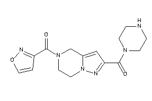 Isoxazol-3-yl-[2-(piperazine-1-carbonyl)-6,7-dihydro-4H-pyrazolo[1,5-a]pyrazin-5-yl]methanone