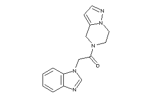 Image of 2-(benzimidazol-1-yl)-1-(6,7-dihydro-4H-pyrazolo[1,5-a]pyrazin-5-yl)ethanone