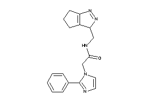 2-(2-phenylimidazol-1-yl)-N-(3,4,5,6-tetrahydrocyclopenta[c]pyrazol-3-ylmethyl)acetamide
