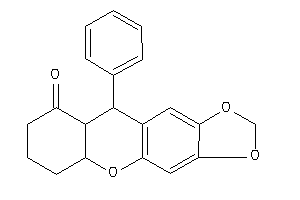 10-phenyl-5a,6,7,8,9a,10-hexahydro-[1,3]benzodioxolo[6,5-b]chromen-9-one
