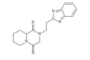 2-[2-(2H-benzimidazol-2-yl)ethyl]-3,6,7,8,9,9a-hexahydropyrido[1,2-a]pyrazine-1,4-quinone