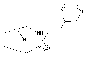 Image of 9-[3-(3-pyridyl)propanoyl]-4,9-diazabicyclo[4.2.1]nonan-3-one