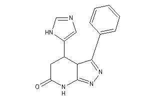 4-(1H-imidazol-5-yl)-3-phenyl-3a,4,5,7-tetrahydropyrazolo[3,4-b]pyridin-6-one