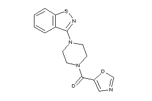 Image of [4-(1,2-benzothiazol-3-yl)piperazino]-oxazol-5-yl-methanone