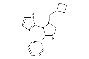 2-[3-(cyclobutylmethyl)-5-phenyl-imidazolidin-4-yl]-1H-imidazole