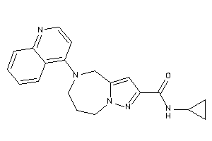 N-cyclopropyl-5-(4-quinolyl)-4,6,7,8-tetrahydropyrazolo[1,5-a][1,4]diazepine-2-carboxamide