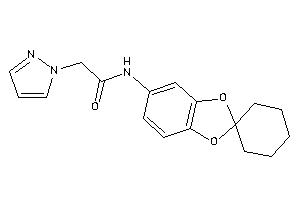 2-pyrazol-1-yl-N-spiro[1,3-benzodioxole-2,1'-cyclohexane]-5-yl-acetamide