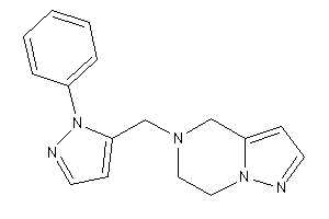 Image of 5-[(2-phenylpyrazol-3-yl)methyl]-6,7-dihydro-4H-pyrazolo[1,5-a]pyrazine