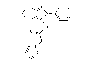 N-(2-phenyl-5,6-dihydro-4H-cyclopenta[c]pyrazol-3-yl)-2-pyrazol-1-yl-acetamide