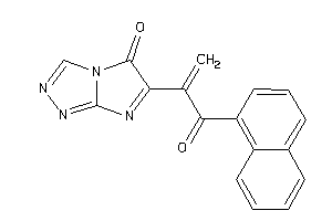 6-[1-(1-naphthoyl)vinyl]imidazo[2,1-c][1,2,4]triazol-5-one