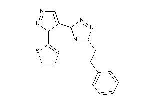 Image of 5-phenethyl-3-[3-(2-thienyl)-3H-pyrazol-4-yl]-3H-1,2,4-triazole