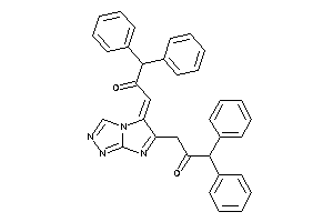 3-[5-(2-keto-3,3-diphenyl-propylidene)imidazo[2,1-c][1,2,4]triazol-6-yl]-1,1-diphenyl-acetone