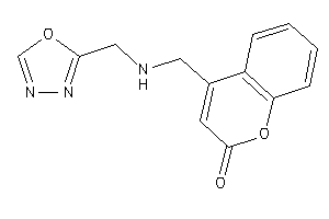 Image of 4-[(1,3,4-oxadiazol-2-ylmethylamino)methyl]coumarin