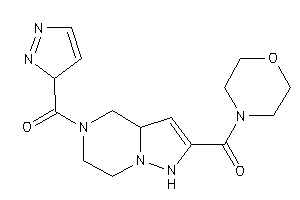 Image of [2-(morpholine-4-carbonyl)-3a,4,6,7-tetrahydro-1H-pyrazolo[1,5-a]pyrazin-5-yl]-(3H-pyrazol-3-yl)methanone