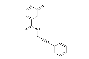 2-keto-N-(3-phenylprop-2-ynyl)-3H-pyridine-4-carboxamide