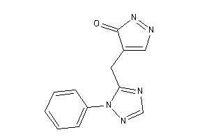 4-[(2-phenyl-1,2,4-triazol-3-yl)methyl]pyrazol-3-one