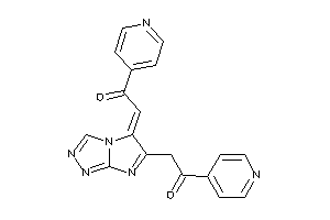 2-[5-[2-keto-2-(4-pyridyl)ethylidene]imidazo[2,1-c][1,2,4]triazol-6-yl]-1-(4-pyridyl)ethanone