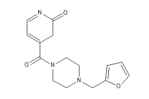4-[4-(2-furfuryl)piperazine-1-carbonyl]-3H-pyridin-2-one