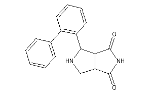 4-(2-phenylphenyl)-4,5,6,6a-tetrahydro-3aH-pyrrolo[3,4-c]pyrrole-1,3-quinone