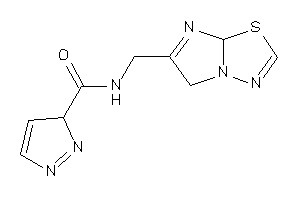 N-(5,7a-dihydroimidazo[2,1-b][1,3,4]thiadiazol-6-ylmethyl)-3H-pyrazole-3-carboxamide