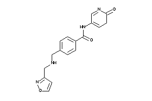 4-[(isoxazol-3-ylmethylamino)methyl]-N-(2-keto-3H-pyridin-5-yl)benzamide