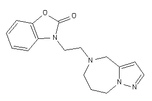 Image of 3-[2-(4,6,7,8-tetrahydropyrazolo[1,5-a][1,4]diazepin-5-yl)ethyl]-1,3-benzoxazol-2-one