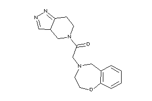1-(3a,4,6,7-tetrahydropyrazolo[4,3-c]pyridin-5-yl)-2-(3,5-dihydro-2H-1,4-benzoxazepin-4-yl)ethanone