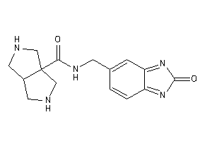 Image of N-[(2-ketobenzimidazol-5-yl)methyl]-2,3,3a,4,5,6-hexahydro-1H-pyrrolo[3,4-c]pyrrole-6a-carboxamide