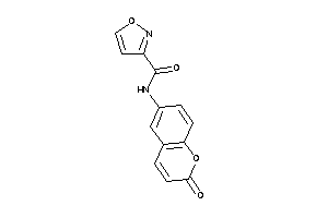 N-(2-ketochromen-6-yl)isoxazole-3-carboxamide