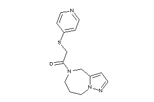 2-(4-pyridylthio)-1-(4,6,7,8-tetrahydropyrazolo[1,5-a][1,4]diazepin-5-yl)ethanone