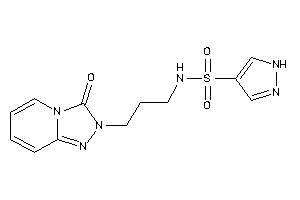 N-[3-(3-keto-[1,2,4]triazolo[4,3-a]pyridin-2-yl)propyl]-1H-pyrazole-4-sulfonamide