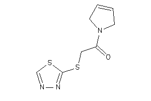 1-(3-pyrrolin-1-yl)-2-(1,3,4-thiadiazol-2-ylthio)ethanone