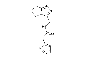 N-(3a,4,5,6-tetrahydrocyclopenta[c]pyrazol-3-ylmethyl)-2-thiazol-4-yl-acetamide