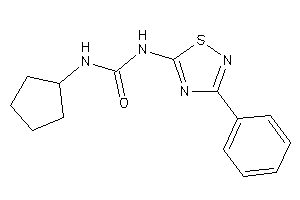 Image of 1-cyclopentyl-3-(3-phenyl-1,2,4-thiadiazol-5-yl)urea