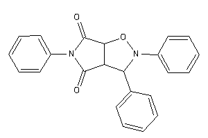 Image of 2,3,5-triphenyl-3a,6a-dihydro-3H-pyrrolo[3,4-d]isoxazole-4,6-quinone