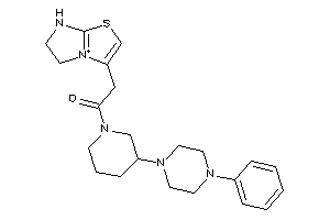2-(6,7-dihydro-5H-imidazo[2,1-b]thiazol-4-ium-3-yl)-1-[3-(4-phenylpiperazino)piperidino]ethanone