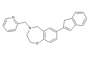 7-(1H-inden-2-yl)-4-(2-pyridylmethyl)-3,5-dihydro-2H-1,4-benzoxazepine