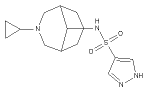 N-(7-cyclopropyl-7-azabicyclo[3.3.1]nonan-9-yl)-1H-pyrazole-4-sulfonamide