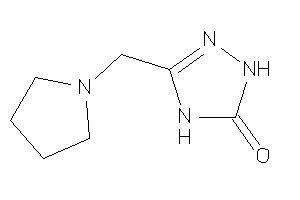 Image of 3-(pyrrolidinomethyl)-1,4-dihydro-1,2,4-triazol-5-one
