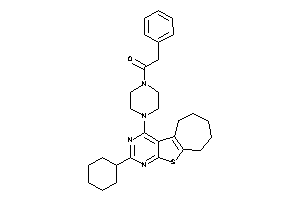 1-[4-(cyclohexylBLAHyl)piperazino]-2-phenyl-ethanone