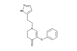 5-phenoxy-1-[2-(1H-pyrazol-5-yl)ethyl]-2,3-dihydropyridin-4-one